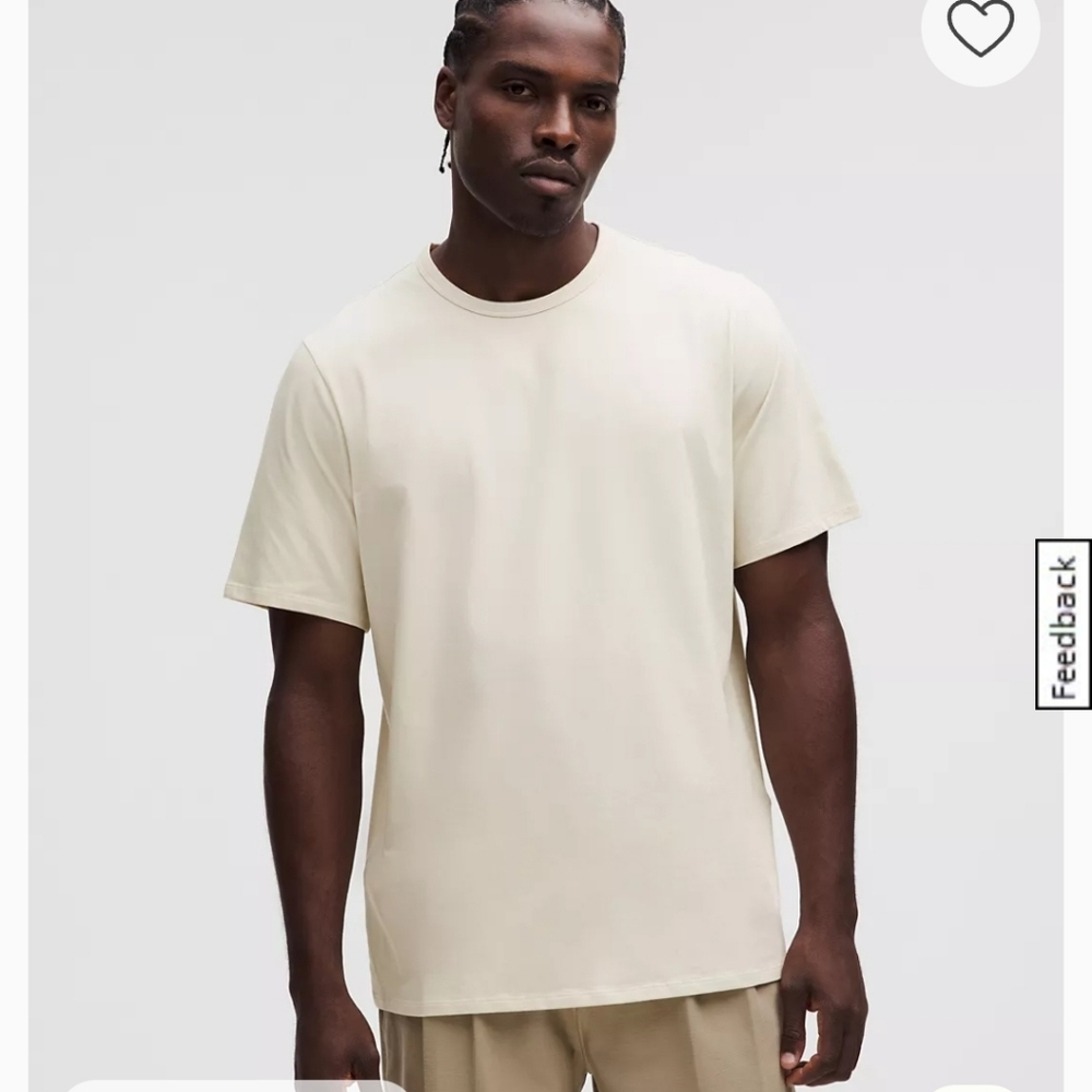 Lululemon Athletica Mens Classic Fit Organic Cotton Tee L